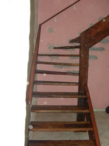Escadas de madeira